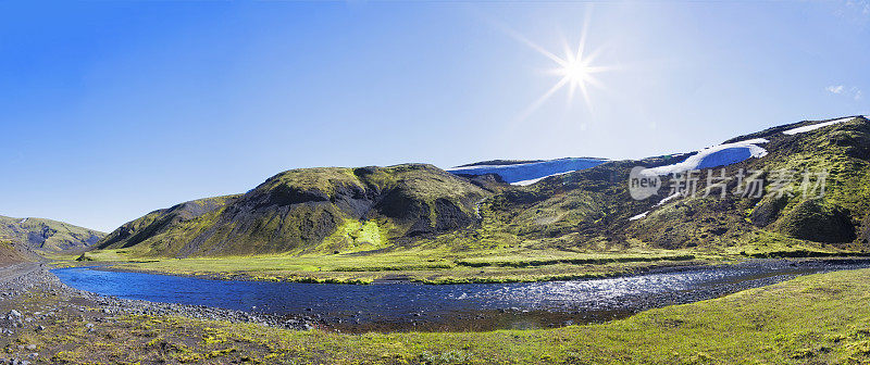 冰岛Fjallabak国家公园- XXL全景